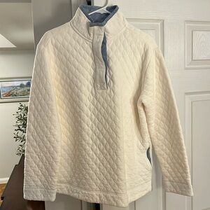 Southern Tide quilted pullover